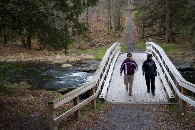 Wooden Bridge at Promised Land State Park