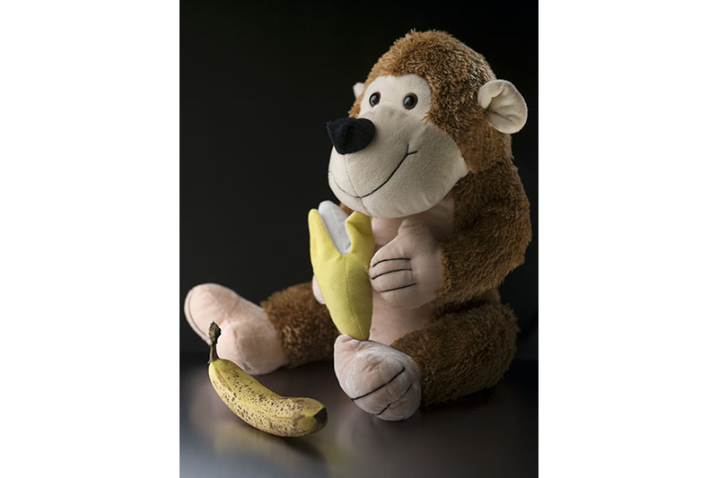 Plush Monkey with Banana